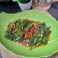 Cooksnap dari DEWI SARASWATI untuk resep Kangkung Saus Tiram Ala Resto