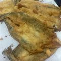 El cooksnap de Carlos Torres cuando hizo Pejerrey frito.