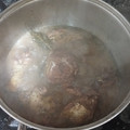 El cooksnap de Javier Santos cuando hizo Muslitos de pollo en salsa de la abuela.