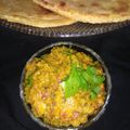 Dipika Bhalla का कुकस्नैप जब उन्होंने डंठल की सब्जी (danthal ki sabzi recipe in Hindi) बनाया था।