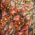El cooksnap de camino reyero merino cuando hizo Muslo de pollo al horno con salsa de soja, patatas y verduras.