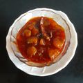 Bhavnaben Adhiya 's cooksnap of when they made Instant mango pickle (sweet).