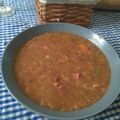El cooksnap de Marian Delgado Tello cuando hizo Lentejas con arroz y verduras.