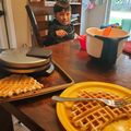 Lauren's cooksnap of when they made Waffles.