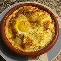 El cooksnap de jram53 👨‍🍳🥘🥖 cuando hizo Huevos nevados con setas al horno.