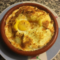 El cooksnap de jram53 👨‍🍳🥘🥖 cuando hizo Huevos nevados con setas al horno.