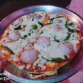 Meenakshi bansal's cooksnap of when they made Home pizza.