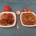 Rekha Vora's cooksnap of when they made લીટી ચોખા (Litti Chokha Recipe In Gujarati).