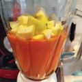 El cooksnap de Antonia García Fernández cuando hizo Salmorejo de tomate y manzana.