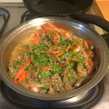 El cooksnap de María Hinostroza Leon cuando hizo Lomo saltado (peruano).