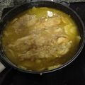 El cooksnap de Mari José cuando hizo Colitas de rape con almejas.