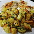 El cooksnap de Encar cuando hizo Patatas aliñadas en micro y freidora de aire.