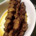 El cooksnap de DelicIANNcook cuando hizo Pinchos Morunos de Cerdo.