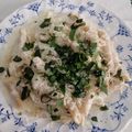 El cooksnap de Atalanta cuando hizo Pasta con salsa meridional.