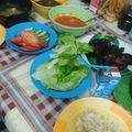 Cooksnap Fieza Darus semasa beliau membuat Nasi ayam.