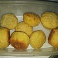 El cooksnap de Diana Lutrez cuando hizo Bolitas de queso con leudante, maizena y leche en polvo.