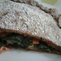 El cooksnap de Comer, Imaginar, Viajar cuando hizo Tarta de zapallitos, zanahoria y semilla de chia.