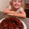 El cooksnap de Olivia Troilo cuando hizo Torta invertida de peras.