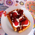 El cooksnap de Pamela Aylin Gibbs Aguilera cuando hizo Gofres con Fresas.