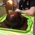 El cooksnap de Melody Vera cuando hizo Torta helada tipo bomba.