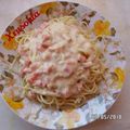 Cooksnap από 𝒳𝓇𝓊𝓈𝑜𝓊𝓁𝒶 𝒦𝑜𝓃𝓉𝑜𝓅𝑜𝓊𝓁𝑜𝓊 στη συνταγή Spaghetti ala crem σε 15 λεπτά
