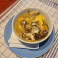El cooksnap de Maria Santos cuando hizo Sopa de Cebolla con Monsieur Cuisine o Thermomix.