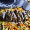 El cooksnap de Fabian Castellano cuando hizo Peceto al horno con verduritas.