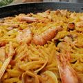 El cooksnap de Encar cuando hizo Fideuà clásica.