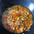 El cooksnap de fernando conde cuando hizo Camarones & almejas al arroz con azafrán.