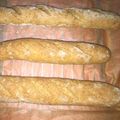 El cooksnap de conxi cuando hizo Baguettes caseros.