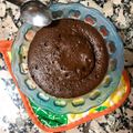 El cooksnap de maria jose cuando hizo Mug cake de chocolate.