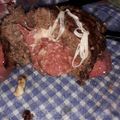 El cooksnap de Roly Camargo cuando hizo Pan de carne relleno.