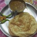 Meenu Goyal का कुकस्नैप जब उन्होंने छोले भटूरे (choke bhature recipe in Hindi) बनाया था।