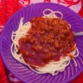 Cooksnap Nur Fazliana semasa beliau membuat Spaghetti bolognese cara simple.