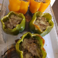 Elyse Rose's cooksnap of when they made Philly Cheesesteak Stuffed Peppers.
