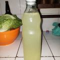 El cooksnap de Adriana Montoya cuando hizo Limonada de jengibre y menta.