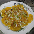 El cooksnap de Charete cuando hizo Ensalada de naranja con polvo de kikos.