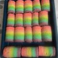 Cooksnap dari Wiwin Mariani untuk resep Bolu gulung pelangi mini