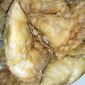 Haya Ali's cooksnap of when they made Aloo samosa.