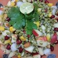 Winkle Joshi का कुकस्नैप जब उन्होंने हेल्दी स्प्राउड चाट (sprout chat recipe in hindi) बनाया था।