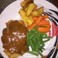 Cooksnap dari Irvan Nh untuk resep Crispy Chicken Steak Brown Sauce Homemade