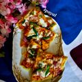 Payal Sachanandani का कुकस्नैप जब उन्होंने सूजी चीज़ पिज़्ज़ा (Suji Chees Pizza recipe in hindi) बनाया था।