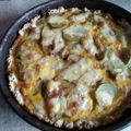 El cooksnap de Santiago Santos cuando hizo Tarta de zucchinis.