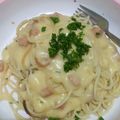 Cooksnap dari Agnes Retnowulan untuk resep Spaghetti Carbonara Saus Sosis Keju