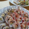 El cooksnap de Gaby Ruminot cuando hizo Sushi.