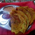Dhanashree Phatak's cooksnap of when they made मसाला घावन (masala ghavan recipe in marathi).