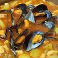 El cooksnap de Eduardo Gutiérrez cuando hizo Guiso Marinero con Patatas y Guisantes.