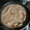 El cooksnap de Jeik Bedoya cuando hizo Pollo en salsa de hongos con cebolla.