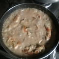 El cooksnap de Jeik Bedoya cuando hizo Pollo en salsa de hongos con cebolla.