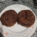 El cooksnap de Patricia Copello cuando hizo Torta de cacao, avena y nuez en microondas.
